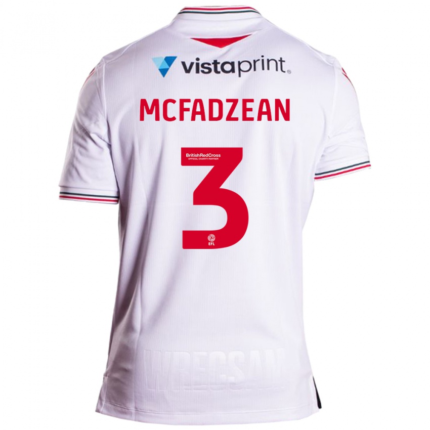 Niño Camiseta Callum Mcfadzean #3 Blanco 2ª Equipación 2023/24 La Camisa Perú