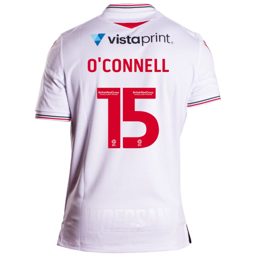 Niño Camiseta Eoghan O'connell #15 Blanco 2ª Equipación 2023/24 La Camisa Perú