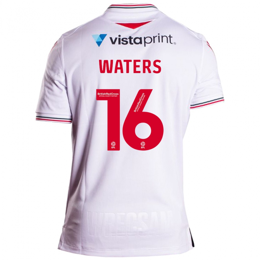 Niño Camiseta Billy Waters #16 Blanco 2ª Equipación 2023/24 La Camisa Perú