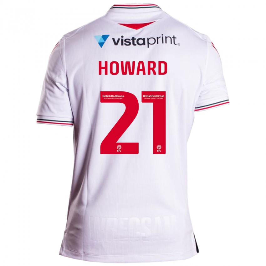 Niño Camiseta Mark Howard #21 Blanco 2ª Equipación 2023/24 La Camisa Perú