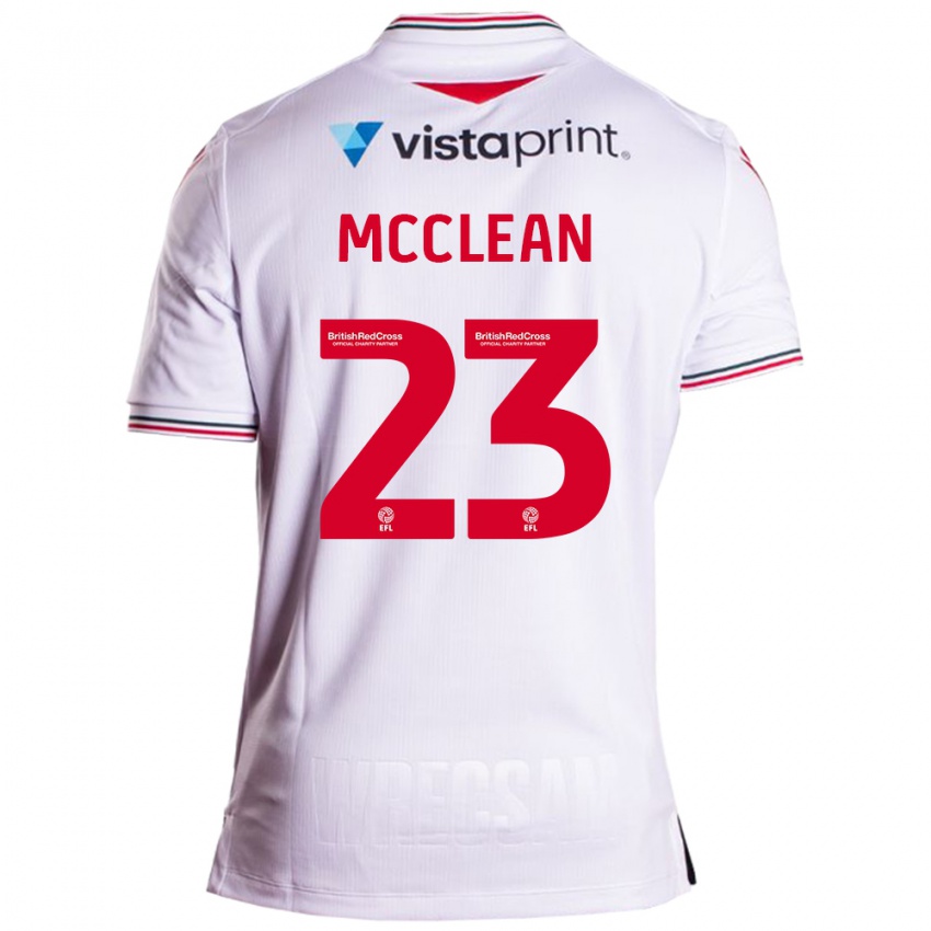 Niño Camiseta James Mcclean #23 Blanco 2ª Equipación 2023/24 La Camisa Perú