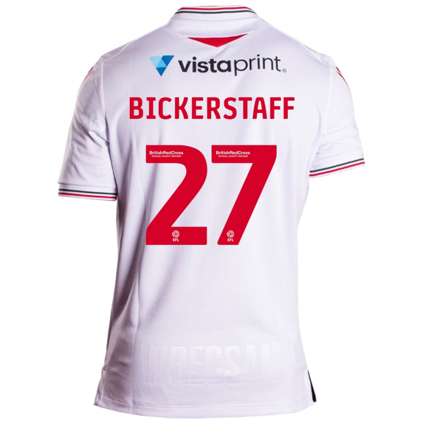 Niño Camiseta Jake Bickerstaff #27 Blanco 2ª Equipación 2023/24 La Camisa Perú