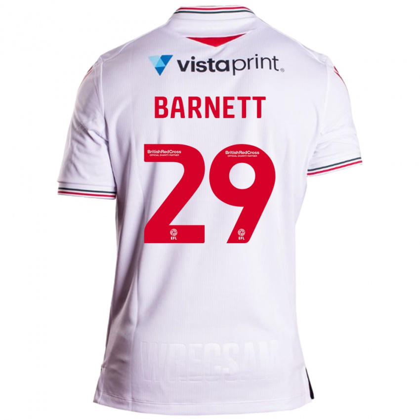 Niño Camiseta Ryan Barnett #29 Blanco 2ª Equipación 2023/24 La Camisa Perú