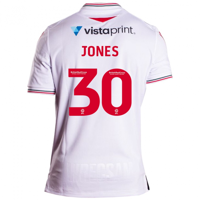 Niño Camiseta James Jones #30 Blanco 2ª Equipación 2023/24 La Camisa Perú