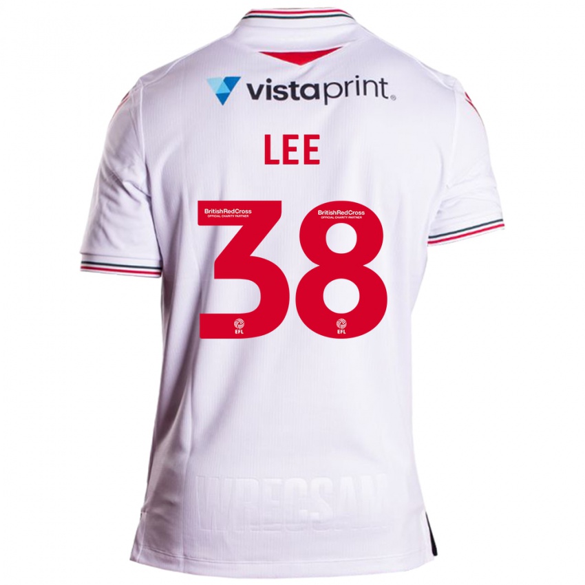 Niño Camiseta Elliot Lee #38 Blanco 2ª Equipación 2023/24 La Camisa Perú