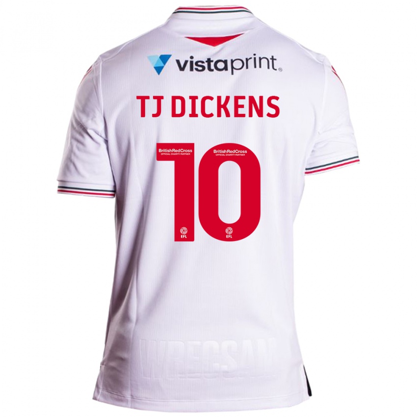 Niño Camiseta Tonicha Tj Dickens #10 Blanco 2ª Equipación 2023/24 La Camisa Perú