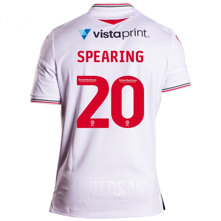 Niño Camiseta Natasha Spearing #20 Blanco 2ª Equipación 2023/24 La Camisa Perú