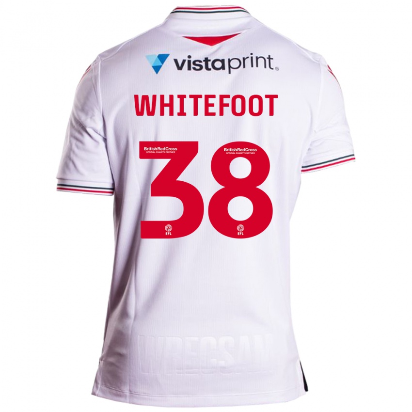 Niño Camiseta Lily Whitefoot #38 Blanco 2ª Equipación 2023/24 La Camisa Perú