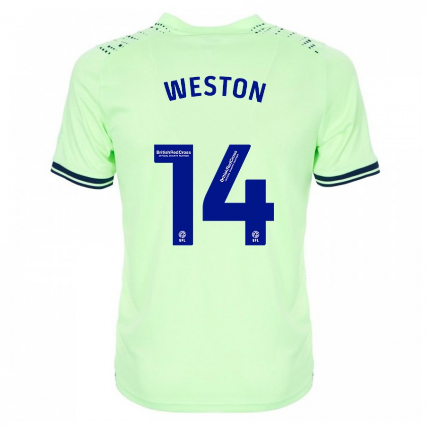 Niño Camiseta Steph Weston #14 Armada 2ª Equipación 2023/24 La Camisa Perú