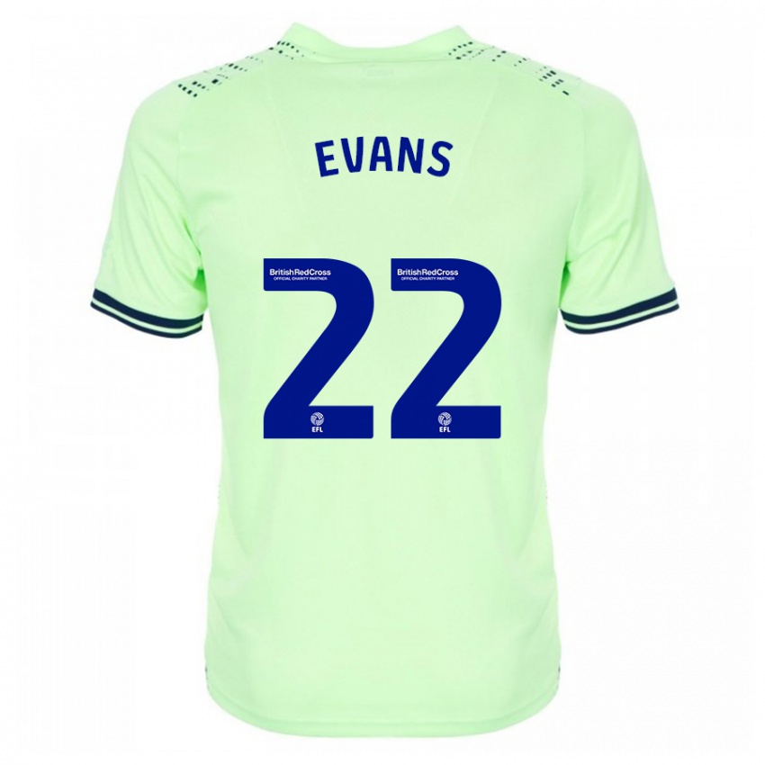 Niño Camiseta Kate Evans #22 Armada 2ª Equipación 2023/24 La Camisa Perú