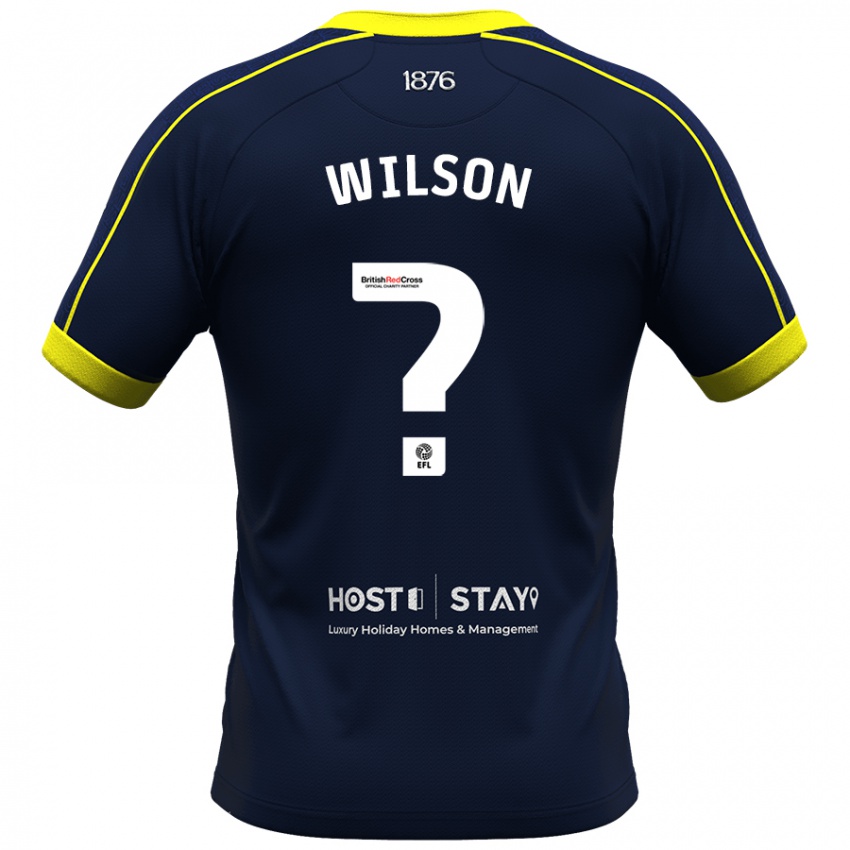 Niño Camiseta James Wilson #0 Armada 2ª Equipación 2023/24 La Camisa Perú