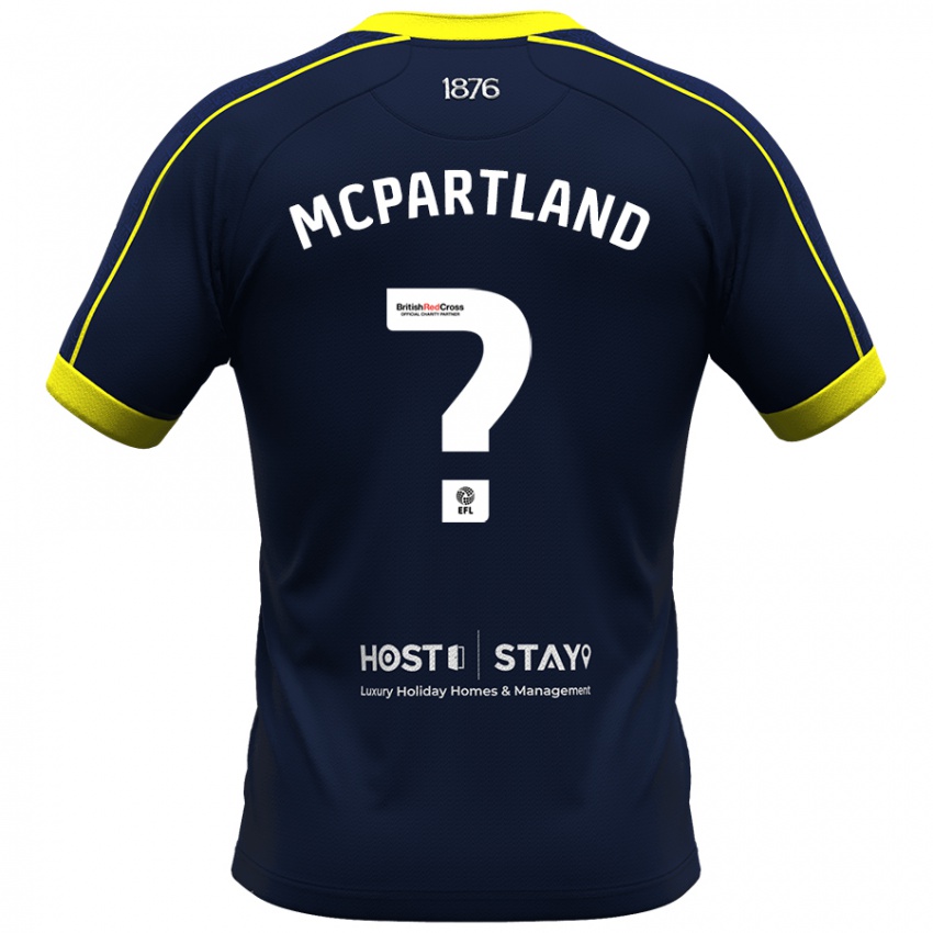 Niño Camiseta Will Mcpartland #0 Armada 2ª Equipación 2023/24 La Camisa Perú