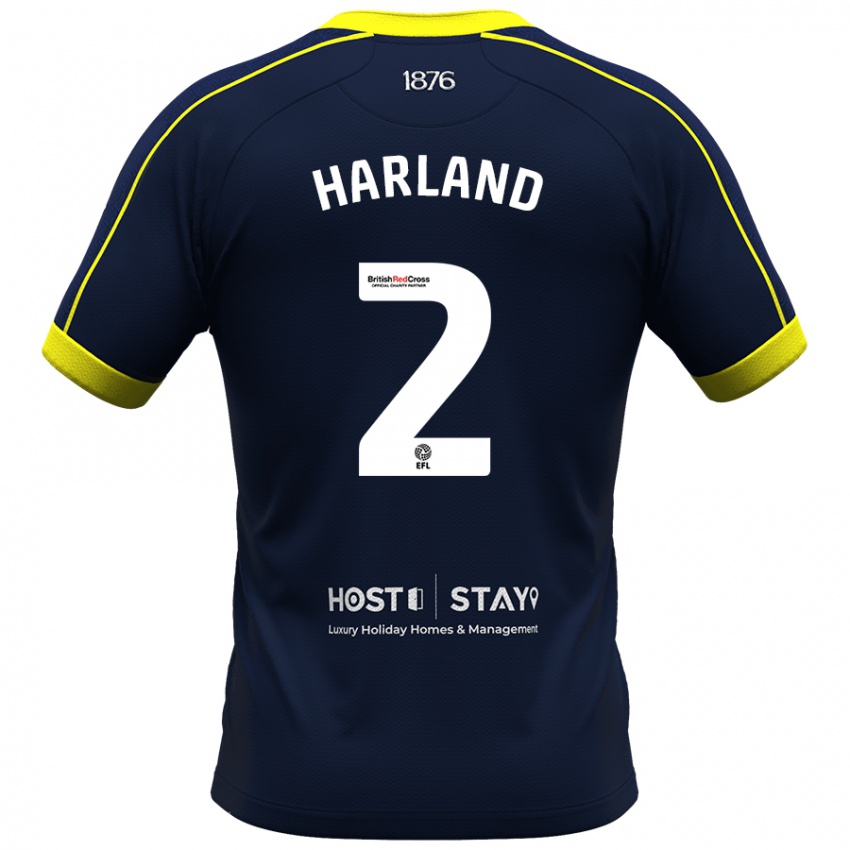 Niño Camiseta Jane Harland #2 Armada 2ª Equipación 2023/24 La Camisa Perú