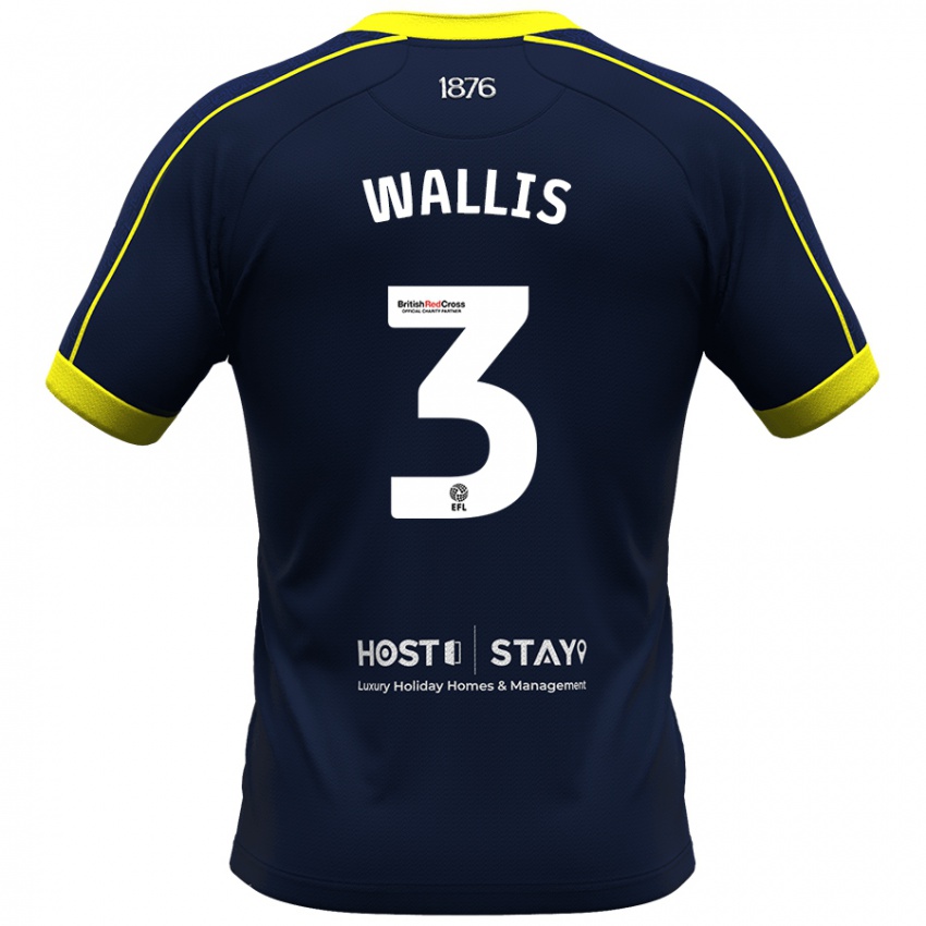 Niño Camiseta Emma Wallis #3 Armada 2ª Equipación 2023/24 La Camisa Perú