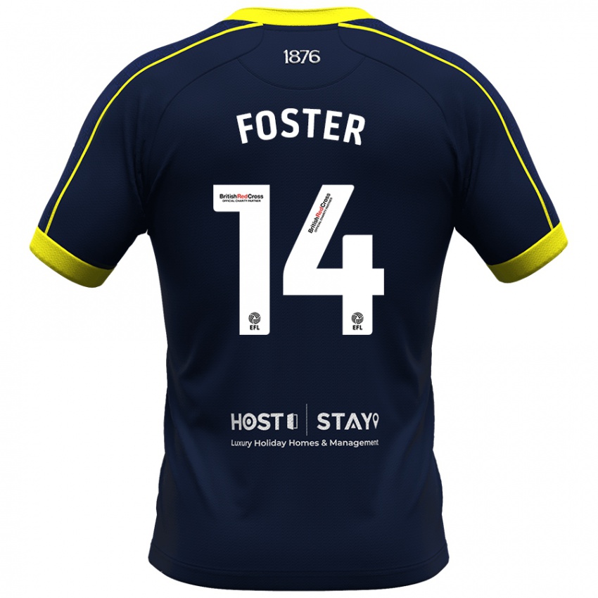 Niño Camiseta Emma Foster #14 Armada 2ª Equipación 2023/24 La Camisa Perú