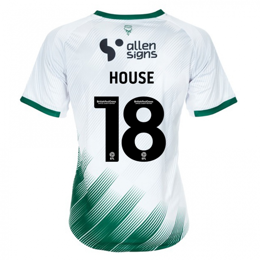 Niño Camiseta Ben House #18 Blanco 2ª Equipación 2023/24 La Camisa Perú