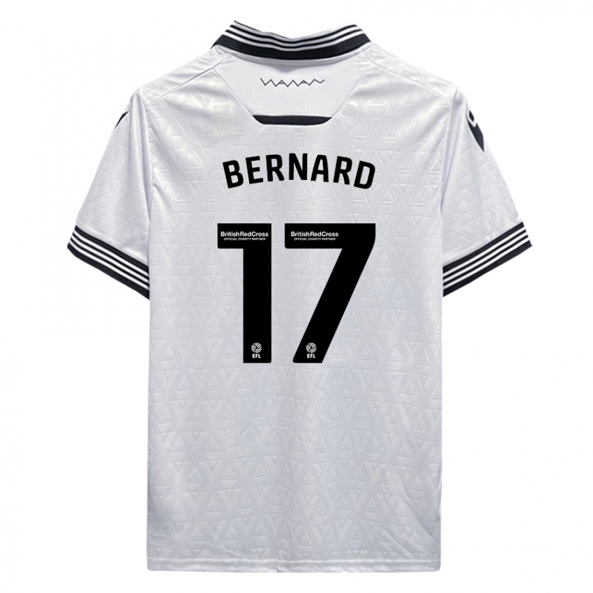 Niño Camiseta Di'shon Bernard #17 Blanco 2ª Equipación 2023/24 La Camisa Perú
