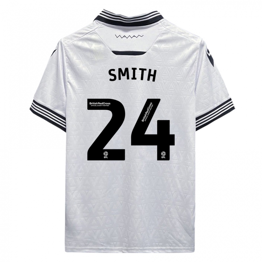 Niño Camiseta Michael Smith #24 Blanco 2ª Equipación 2023/24 La Camisa Perú