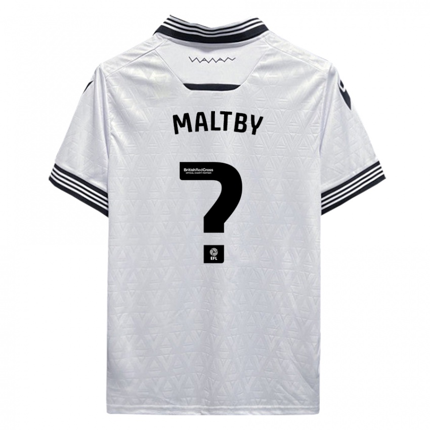 Niño Camiseta Mackenzie Maltby #0 Blanco 2ª Equipación 2023/24 La Camisa Perú