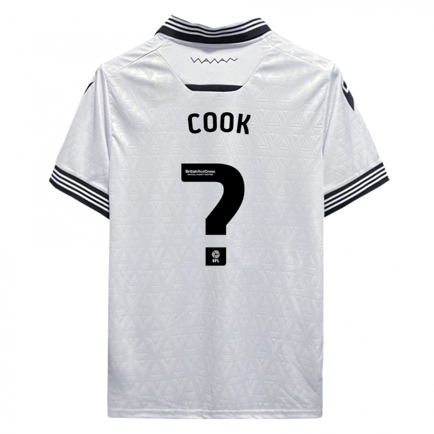 Niño Camiseta Luke Cook #0 Blanco 2ª Equipación 2023/24 La Camisa Perú