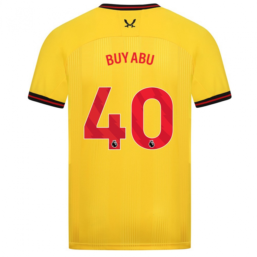 Niño Camiseta Jili Buyabu #40 Amarillo 2ª Equipación 2023/24 La Camisa Perú