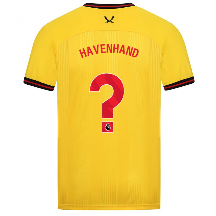 Niño Camiseta Kurtis Havenhand #0 Amarillo 2ª Equipación 2023/24 La Camisa Perú