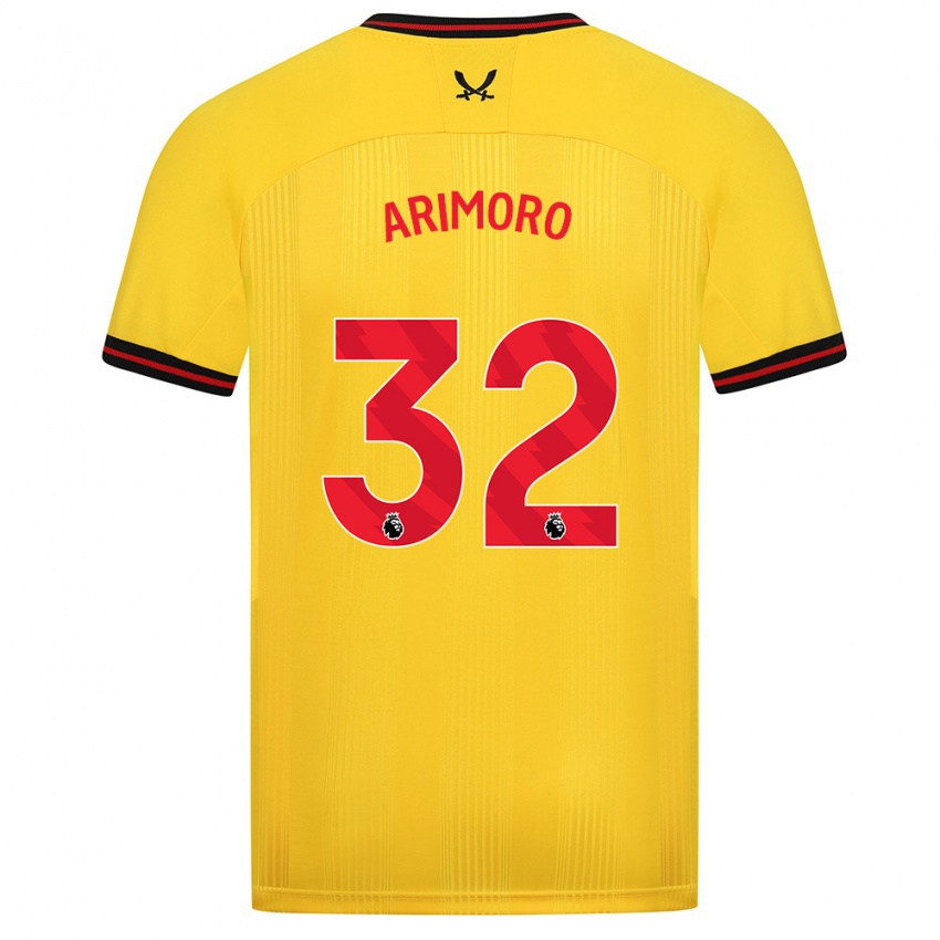 Niño Camiseta Juliet Khinde Adebowale-Arimoro #32 Amarillo 2ª Equipación 2023/24 La Camisa Perú