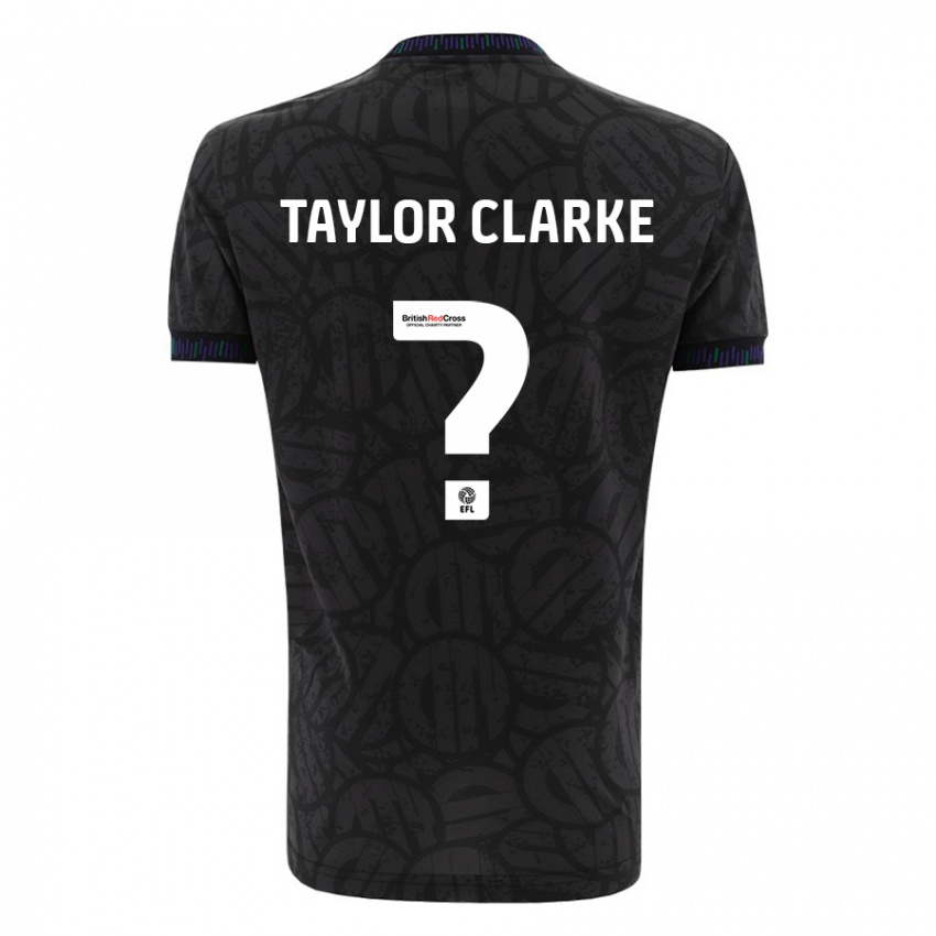 Niño Camiseta Omar Taylor-Clarke #0 Negro 2ª Equipación 2023/24 La Camisa Perú