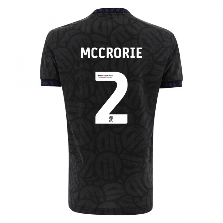 Niño Camiseta Ross Mccrorie #2 Negro 2ª Equipación 2023/24 La Camisa Perú