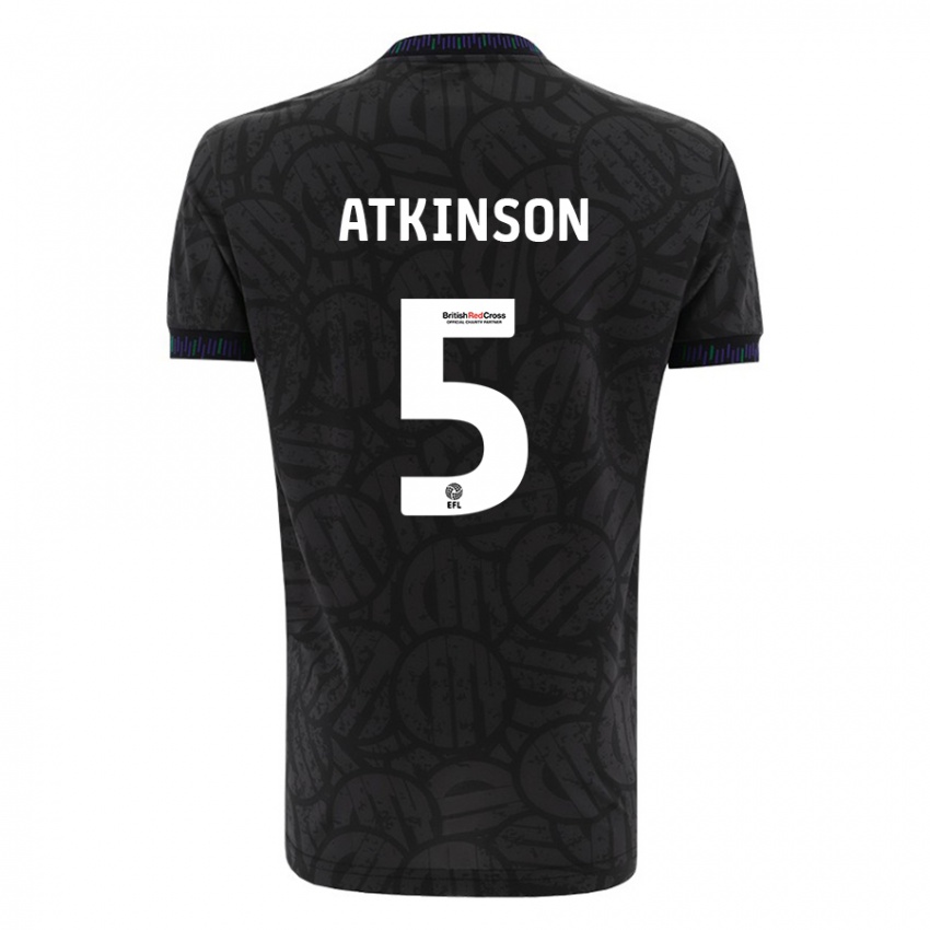 Niño Camiseta Rob Atkinson #5 Negro 2ª Equipación 2023/24 La Camisa Perú