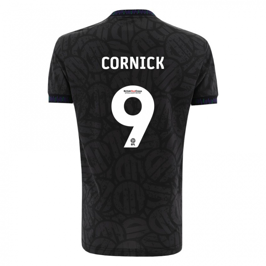 Niño Camiseta Harry Cornick #9 Negro 2ª Equipación 2023/24 La Camisa Perú