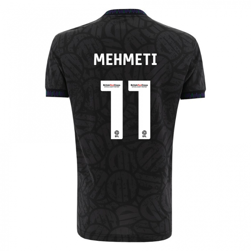 Niño Camiseta Anis Mehmeti #11 Negro 2ª Equipación 2023/24 La Camisa Perú