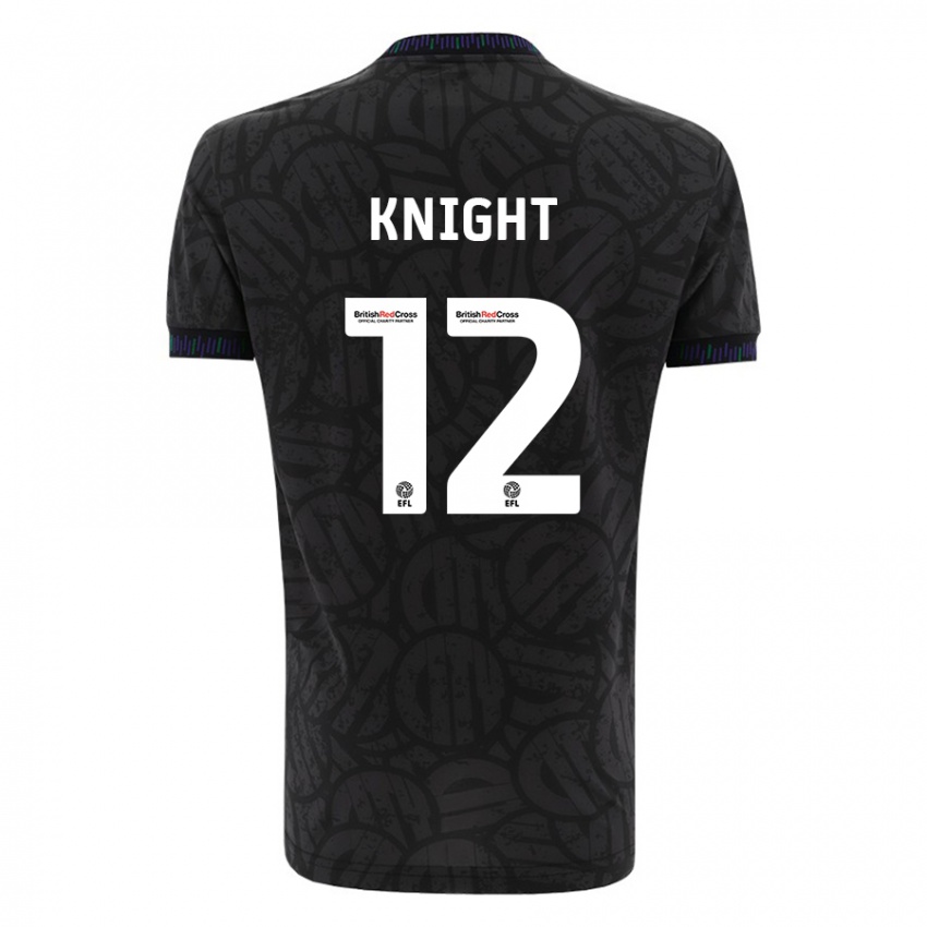 Niño Camiseta Jason Knight #12 Negro 2ª Equipación 2023/24 La Camisa Perú