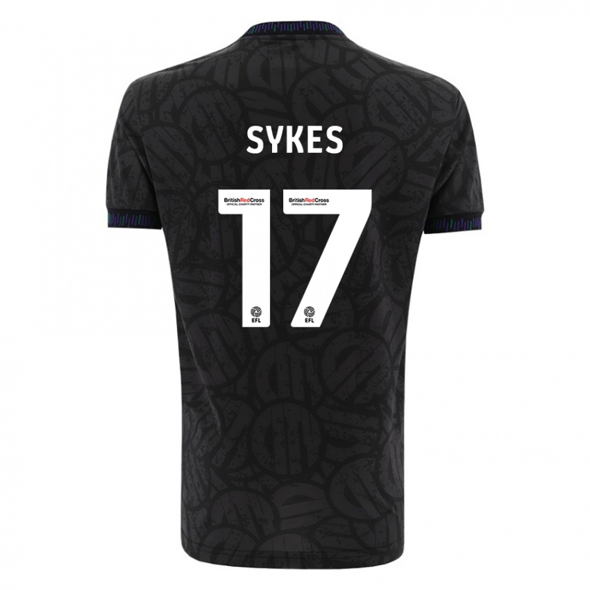 Niño Camiseta Mark Sykes #17 Negro 2ª Equipación 2023/24 La Camisa Perú