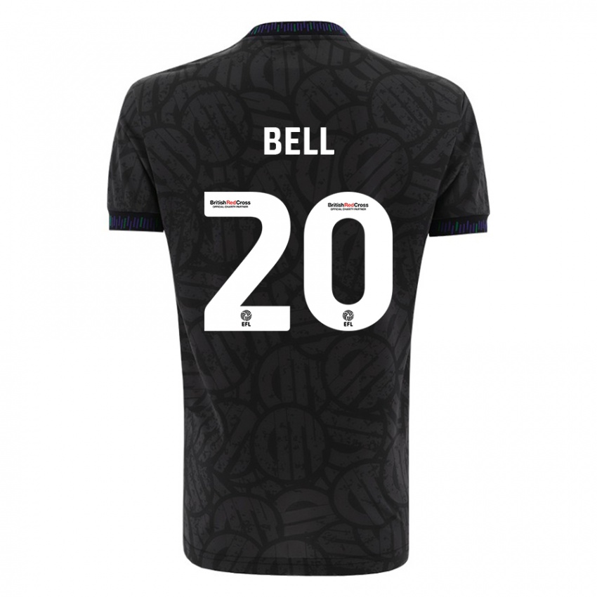 Niño Camiseta Sam Bell #20 Negro 2ª Equipación 2023/24 La Camisa Perú