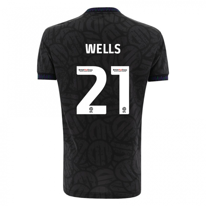 Niño Camiseta Nahki Wells #21 Negro 2ª Equipación 2023/24 La Camisa Perú