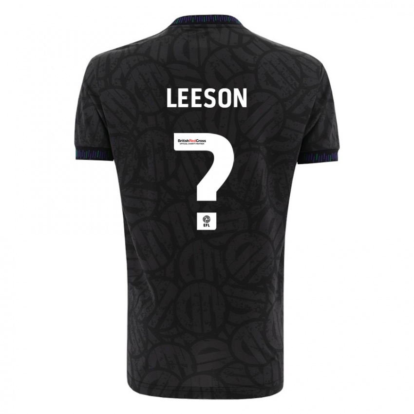 Niño Camiseta Harry Leeson #0 Negro 2ª Equipación 2023/24 La Camisa Perú