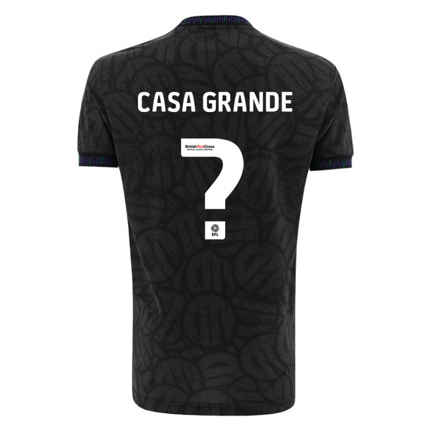 Niño Camiseta Josey Casa-Grande #0 Negro 2ª Equipación 2023/24 La Camisa Perú