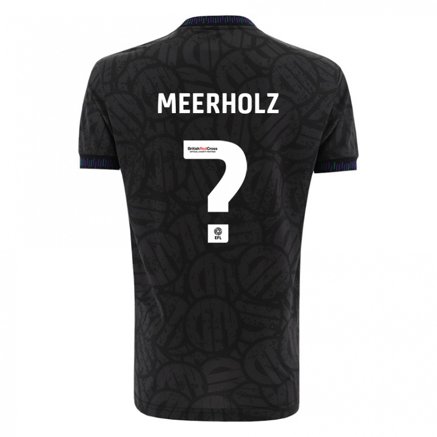 Niño Camiseta Jed Meerholz #0 Negro 2ª Equipación 2023/24 La Camisa Perú