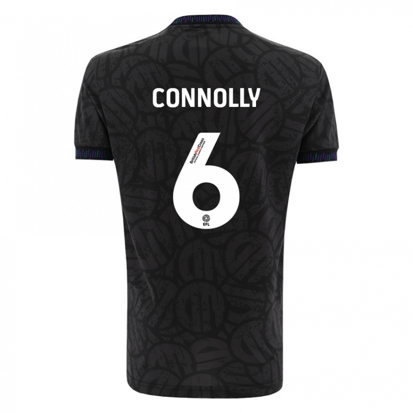 Niño Camiseta Megan Connolly #6 Negro 2ª Equipación 2023/24 La Camisa Perú