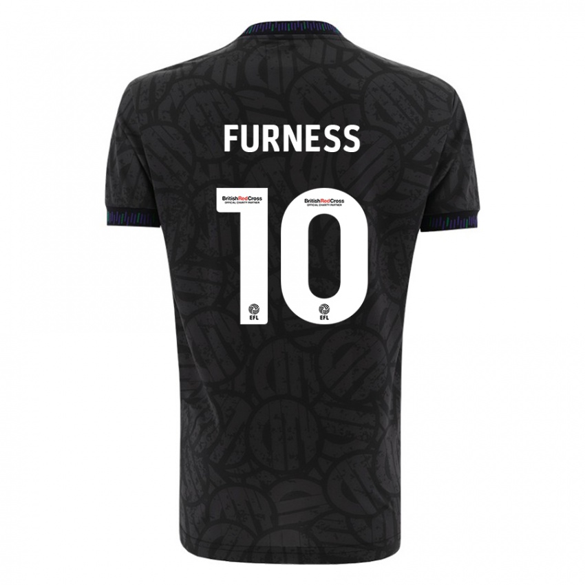 Niño Camiseta Rachel Furness #10 Negro 2ª Equipación 2023/24 La Camisa Perú