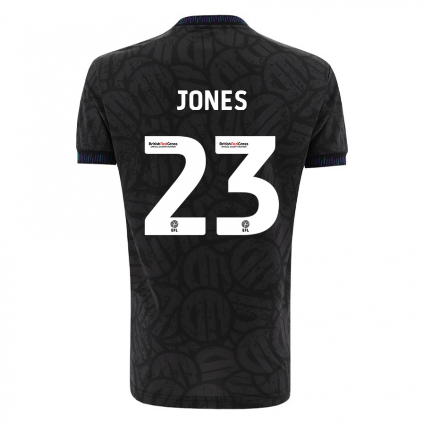 Niño Camiseta Carrie Jones #23 Negro 2ª Equipación 2023/24 La Camisa Perú