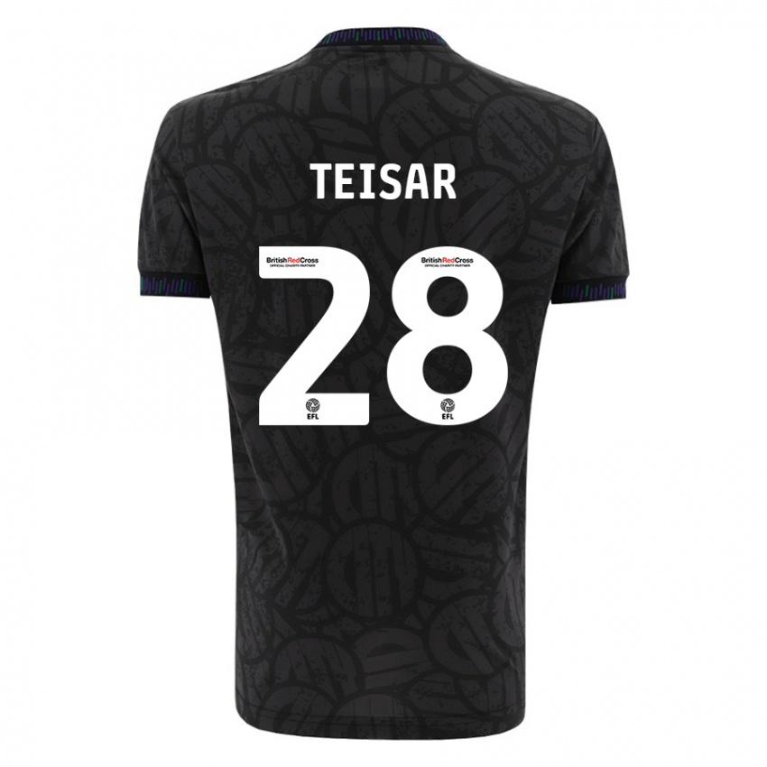 Niño Camiseta Tianna Teisar #28 Negro 2ª Equipación 2023/24 La Camisa Perú