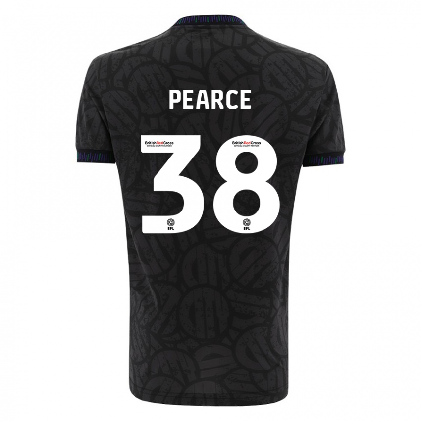 Niño Camiseta Manon Pearce #38 Negro 2ª Equipación 2023/24 La Camisa Perú