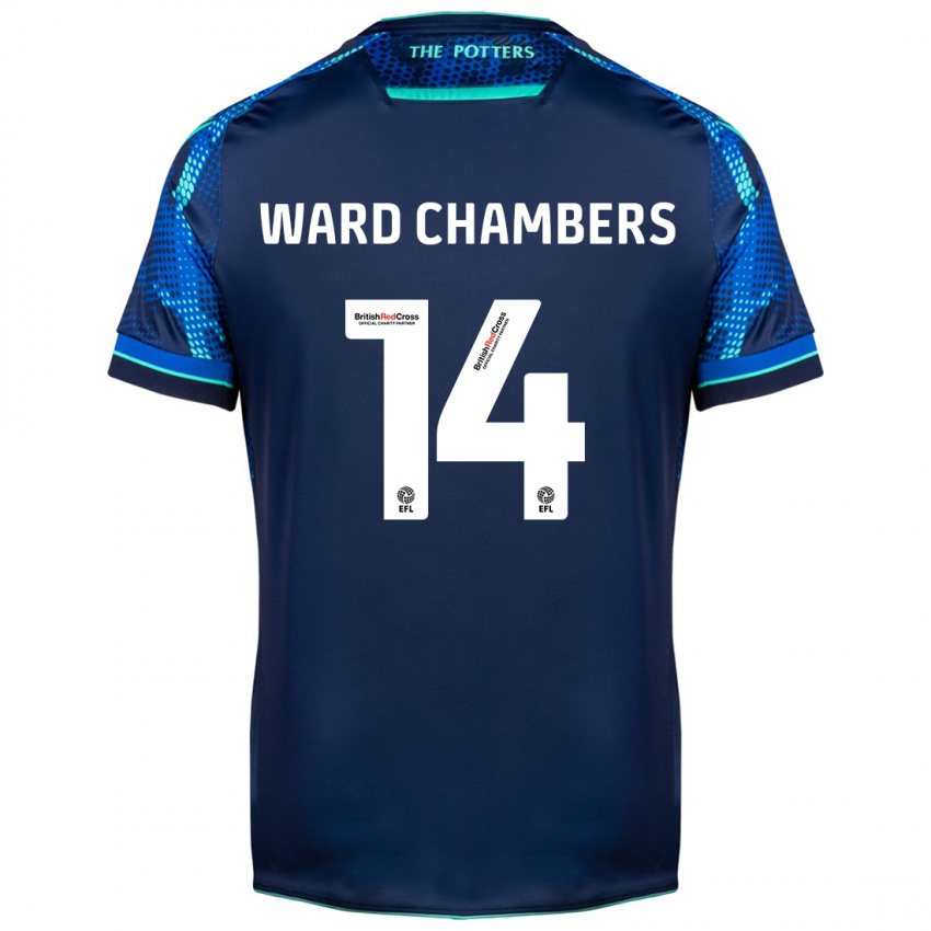 Niño Camiseta Courtnay Ward-Chambers #14 Armada 2ª Equipación 2023/24 La Camisa Perú