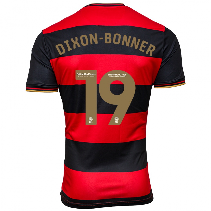 Niño Camiseta Elijah Dixon-Bonner #19 Negro Rojo 2ª Equipación 2023/24 La Camisa Perú