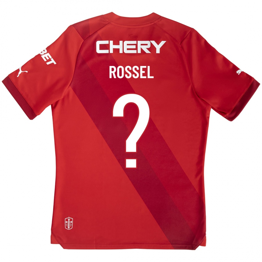 Niño Camiseta Juan Francisco Rossel #0 Rojo 2ª Equipación 2023/24 La Camisa Perú