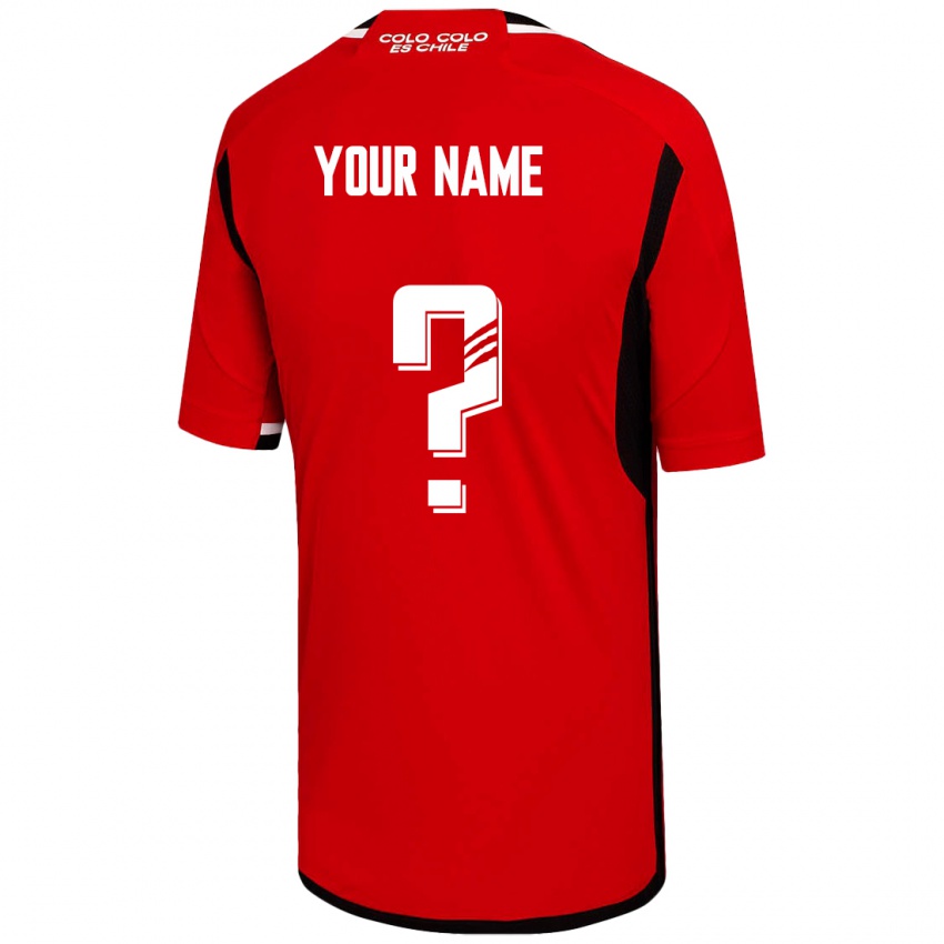 Niño Camiseta Su Nombre #0 Rojo 2ª Equipación 2023/24 La Camisa Perú