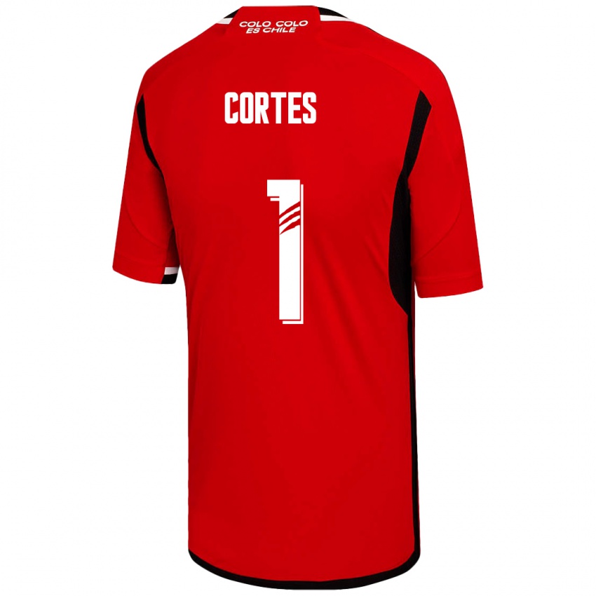 Niño Camiseta Brayan Cortés #1 Rojo 2ª Equipación 2023/24 La Camisa Perú