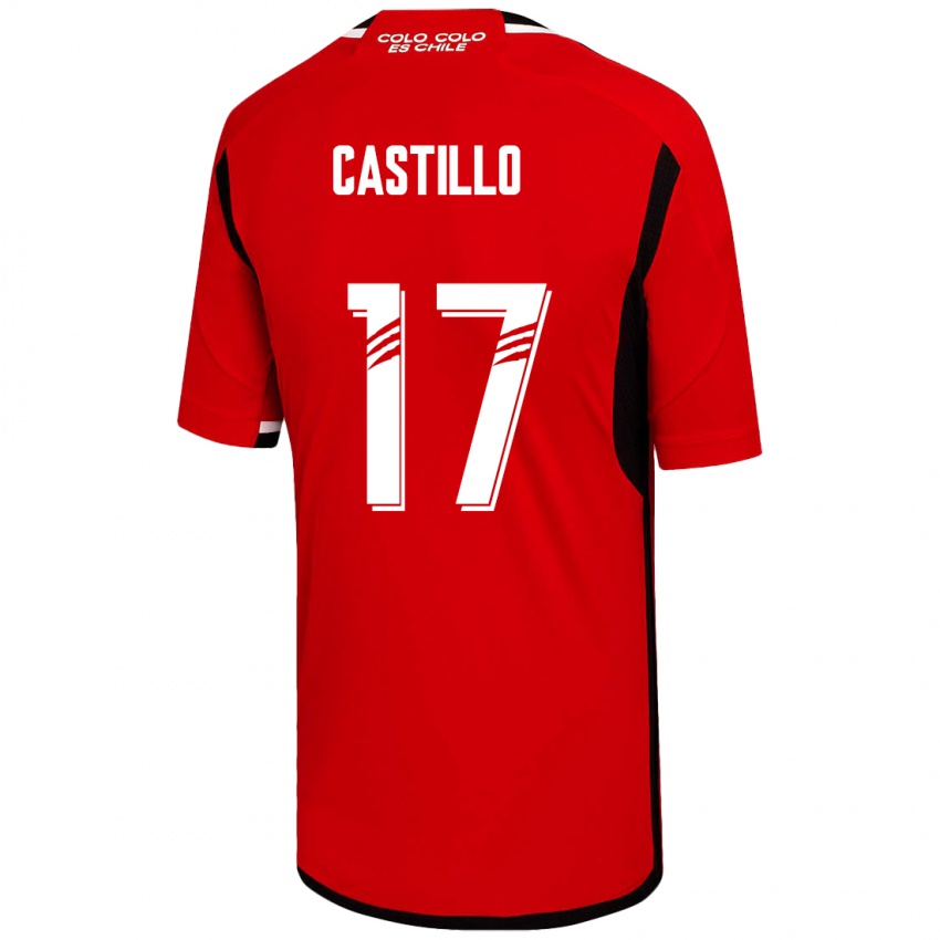 Niño Camiseta Fabián Castillo #17 Rojo 2ª Equipación 2023/24 La Camisa Perú